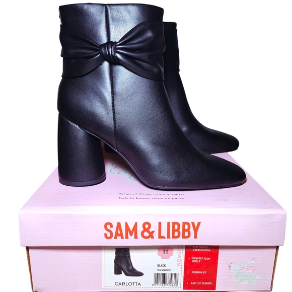 Sam & Libby Shoes - Sam & Libby Carlotta Size 11 Black NEW in Box